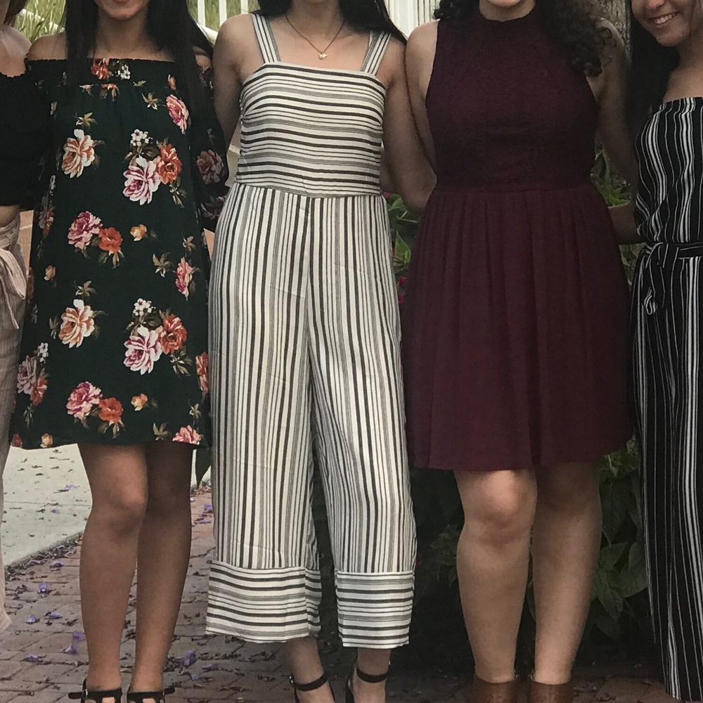 Striped Jumpsuit